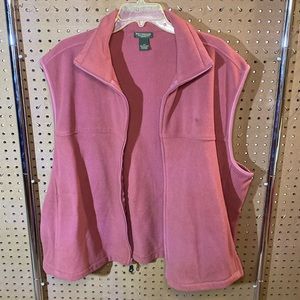 Great Northwest Red fleece vest